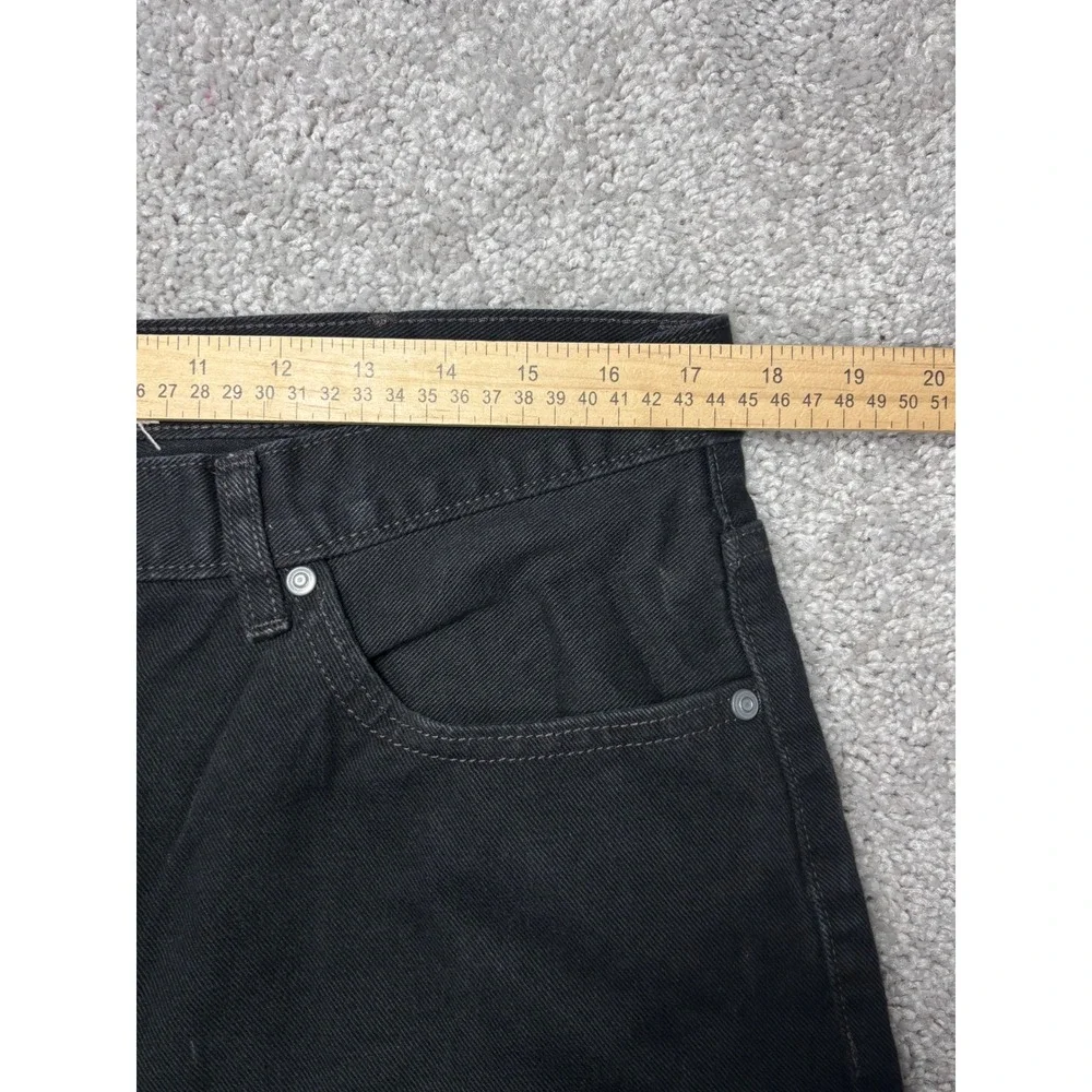 Canyon River Blues Mens Black‎ Regular Fit Jeans 36W x 26L (Measured 35W)Hemmed